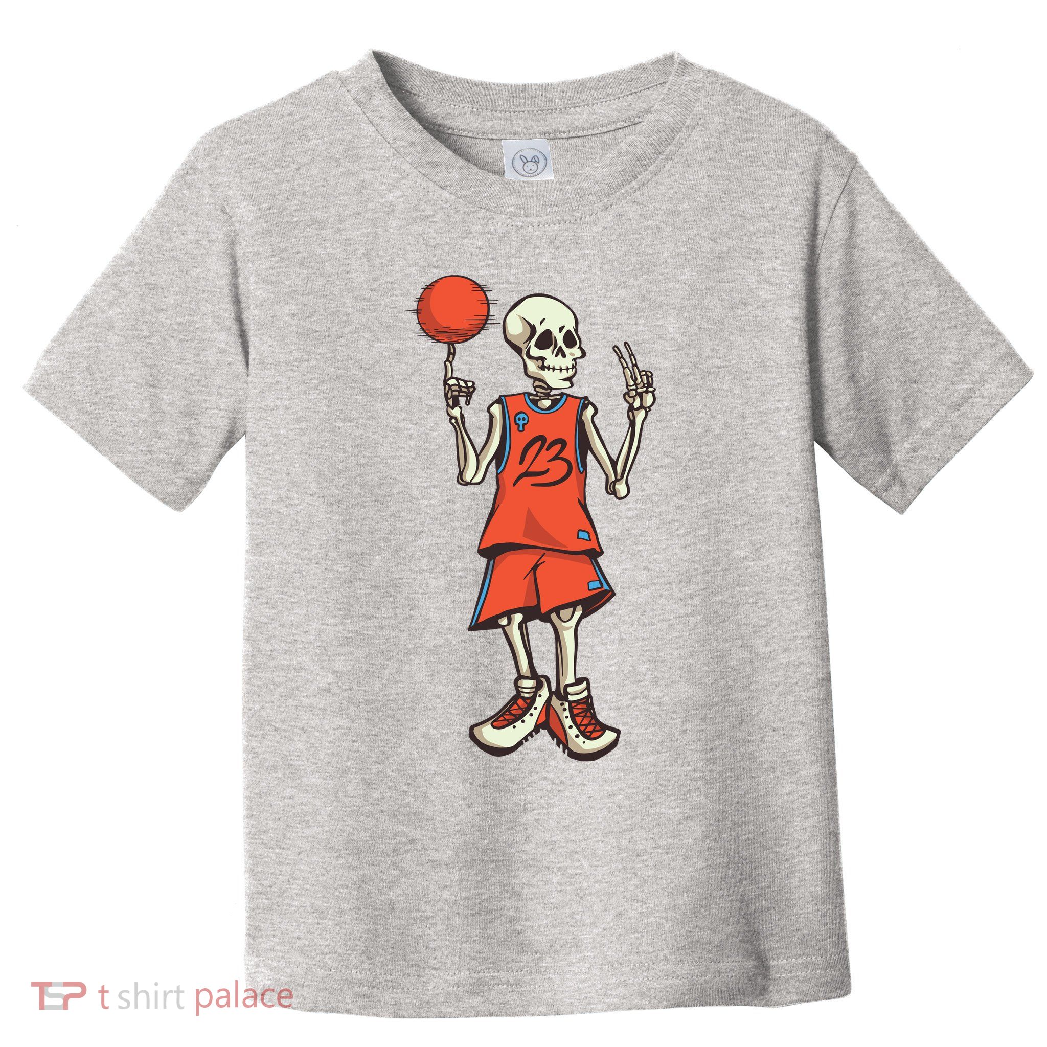 Skeleton Basketball Toddler T-Shirt