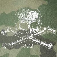 Skull & Bones 322 Distressed Skull And Crossbones Legacy Tie Dye Trucker Hat