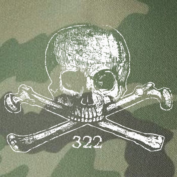 Skull & Bones 322 Distressed Skull And Crossbones Legacy Tie Dye Trucker Hat