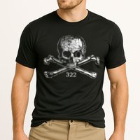Skull & Bones 322 Distressed Skull And Crossbones Performance Shirt