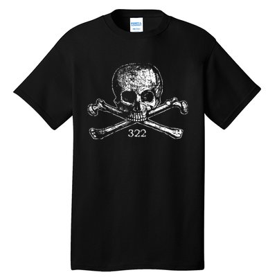 Skull & Bones 322 Distressed Skull And Crossbones Tall T-Shirt