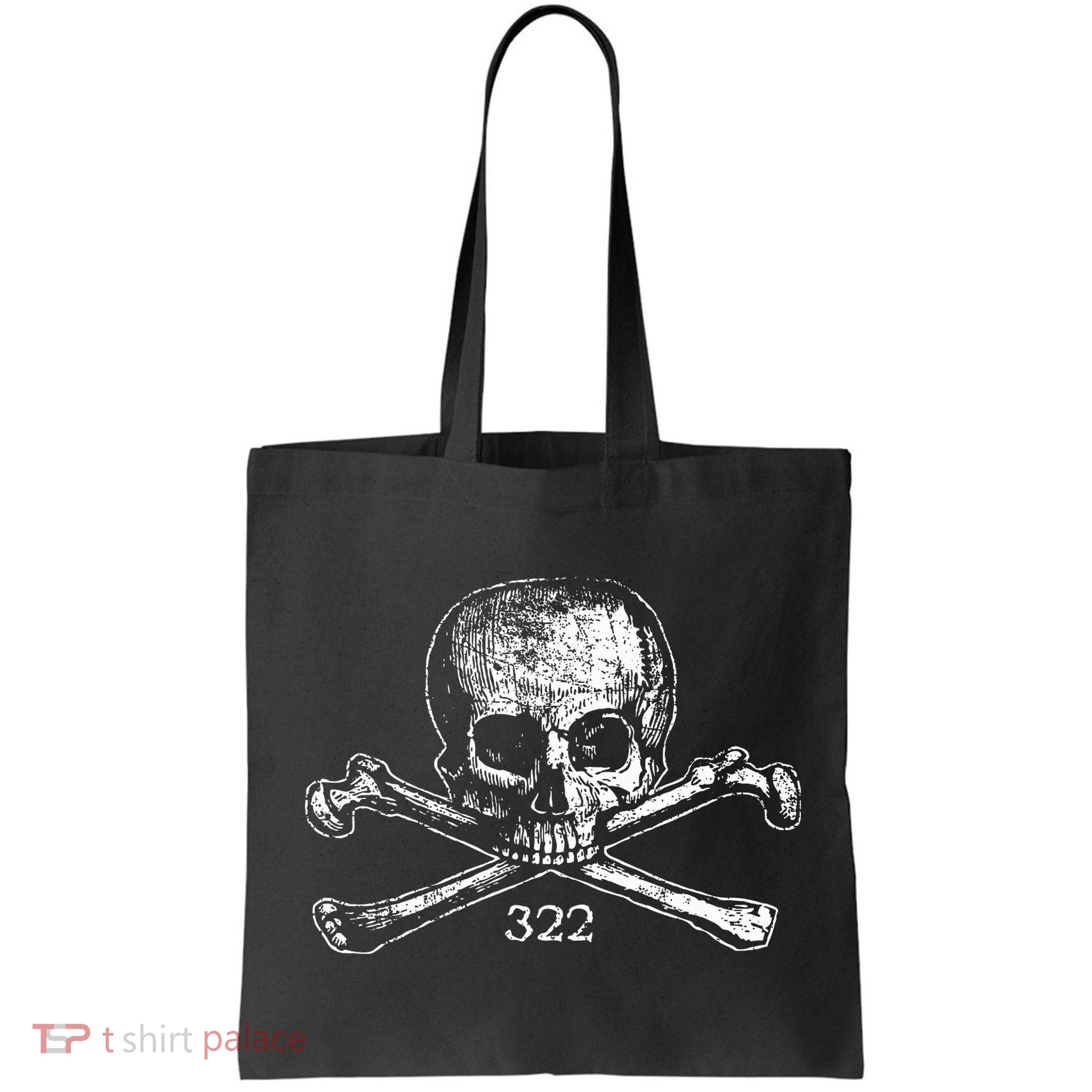 Skull & Bones 322 Distressed Skull And Crossbones Bag