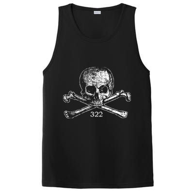 Skull & Bones 322 Distressed Skull And Crossbones PosiCharge Competitor Tank