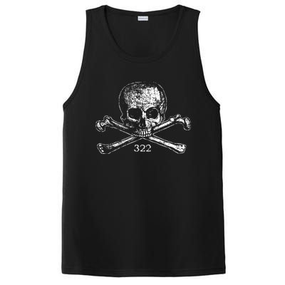 Skull & Bones 322 Distressed Skull And Crossbones PosiCharge Competitor Tank