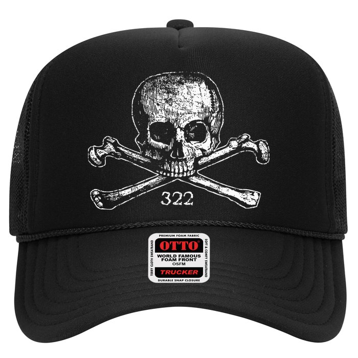 Skull & Bones 322 Distressed Skull And Crossbones Hat