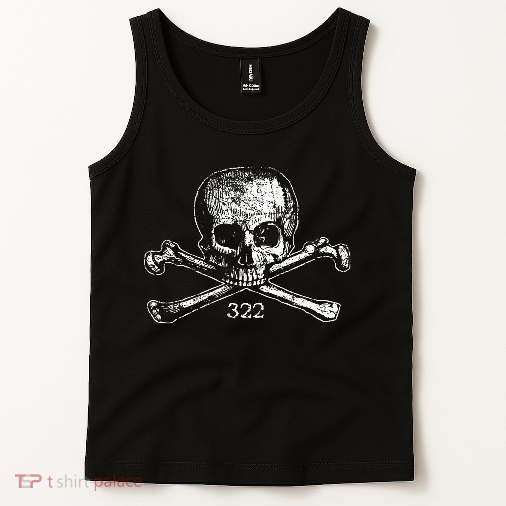 Skull & Bones 322 Distressed Skull And Crossbones Tank Top