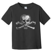 Skull & Bones 322 Distressed Skull And Crossbones Toddler T-Shirt