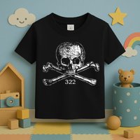 Skull & Bones 322 Distressed Skull And Crossbones Toddler T-Shirt