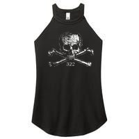 Skull & Bones 322 Distressed Skull And Crossbones Women's Perfect Tri Rocker Tank