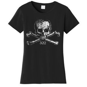 Skull & Bones 322 Distressed Skull And Crossbones Women's T-Shirt