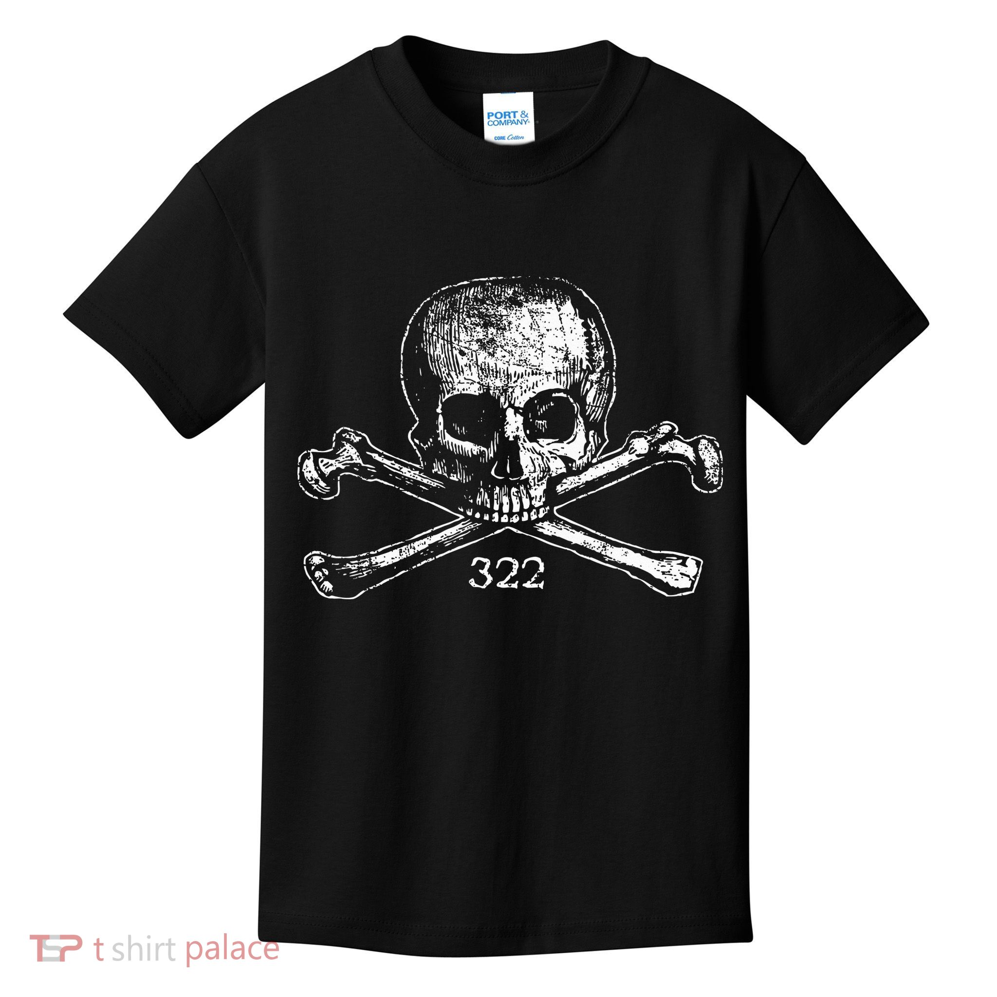 Skull & Bones 322 Distressed Skull And Crossbones Kids T-Shirt
