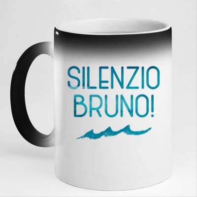 Silenzio Bruno! 11oz Black Color Changing Mug