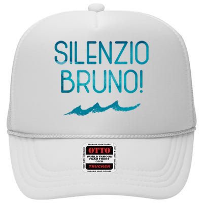 Silenzio Bruno! High Crown Mesh Back Trucker Hat