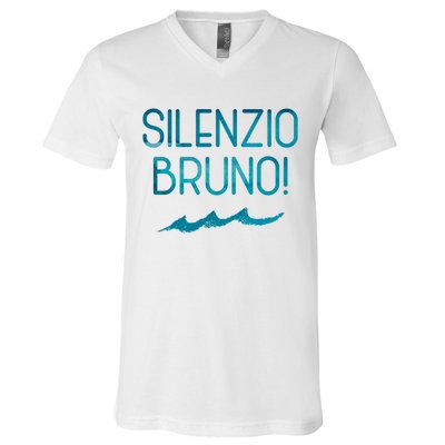 Silenzio Bruno! V-Neck T-Shirt