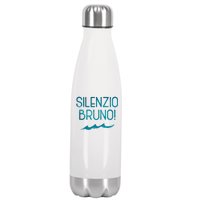 Silenzio Bruno! Stainless Steel Insulated Water Bottle