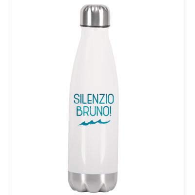 Silenzio Bruno! Stainless Steel Insulated Water Bottle