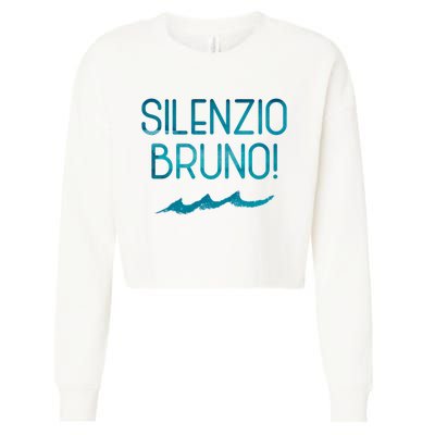 Silenzio Bruno! Cropped Pullover Crew