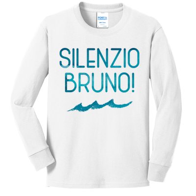 Silenzio Bruno! Kids Long Sleeve Shirt