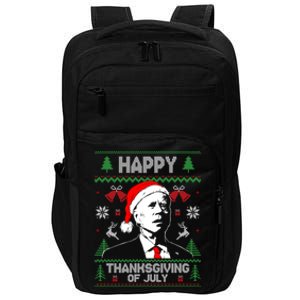 Santa Biden 4th Of July Thanksgiving Ugly Christmas Meaningful Gift Impact Tech Backpack