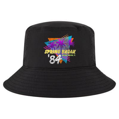 Spring Break 84 Miami Beach 80s Party Wear Cool Comfort Performance Bucket Hat