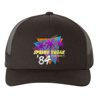 Spring Break 84 Miami Beach 80s Party Wear Yupoong Adult 5-Panel Trucker Hat