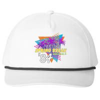 Spring Break 84 Miami Beach 80s Party Wear Snapback Five-Panel Rope Hat