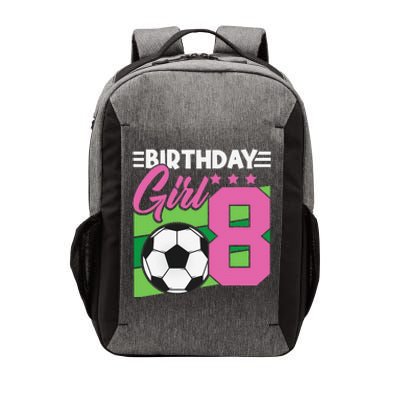 Soccer Birthday 8 Year Old Girl 8th Birthday Vector Backpack