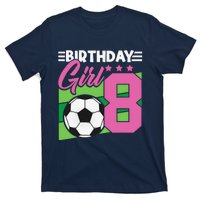 Soccer Birthday 8 Year Old Girl 8th Birthday T-Shirt