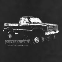 Square Body 80s Pickup Truck Squarebody 7 Panel Mesh Trucker Snapback Hat
