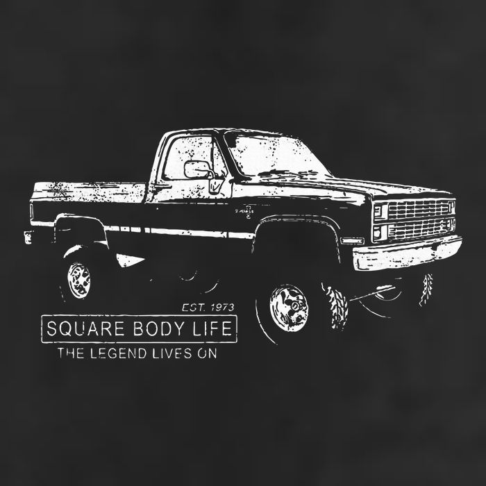 Square Body 80s Pickup Truck Squarebody 7 Panel Mesh Trucker Snapback Hat