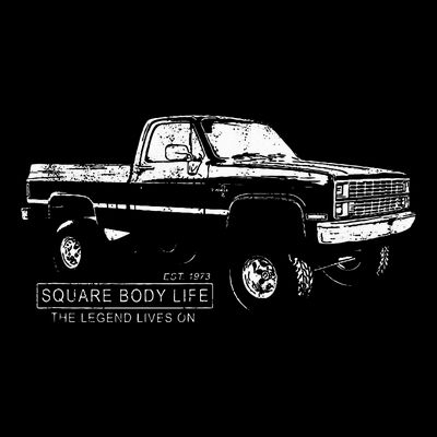 Square Body 80s Pickup Truck Squarebody T-Shirt