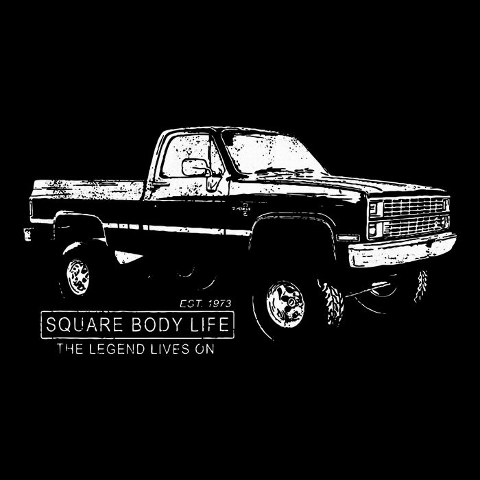 Square Body 80s Pickup Truck Squarebody 16 in Basic Backpack