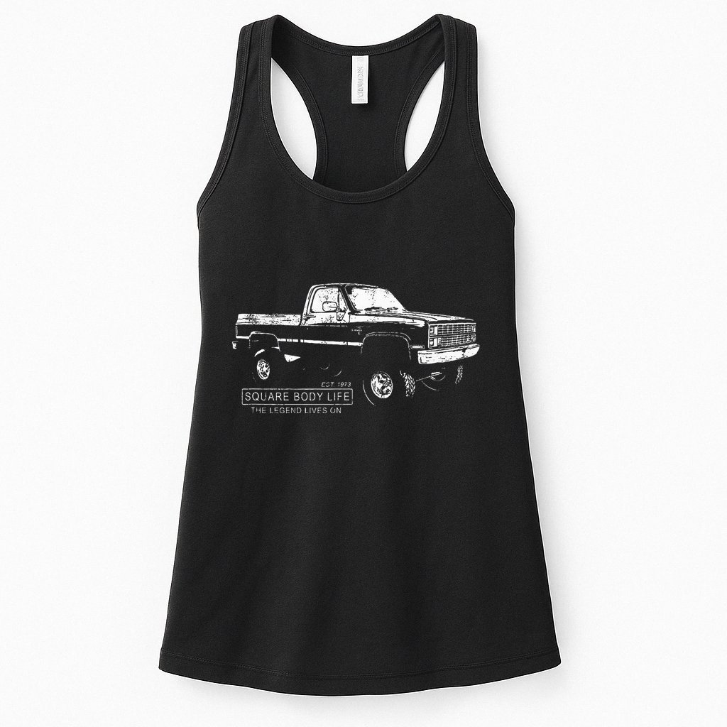 Square Body 80s Pickup Truck Squarebody Womens Tank Top