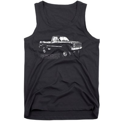 Square Body 80s Pickup Truck Squarebody Tank Top