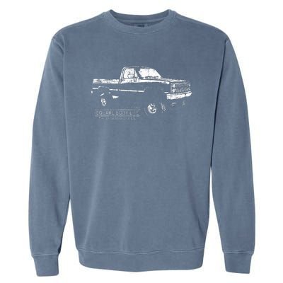 Square Body 80s Pickup Truck Squarebody Garment-Dyed Sweatshirt