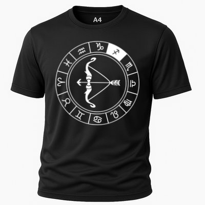 Sagittarius Bow And Arrow Zodiac Sign Sagittarius Gift Performance Shirt