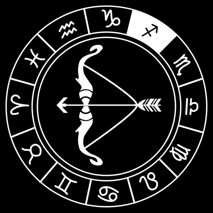 Sagittarius Bow And Arrow Zodiac Sign Sagittarius Gift Backpack