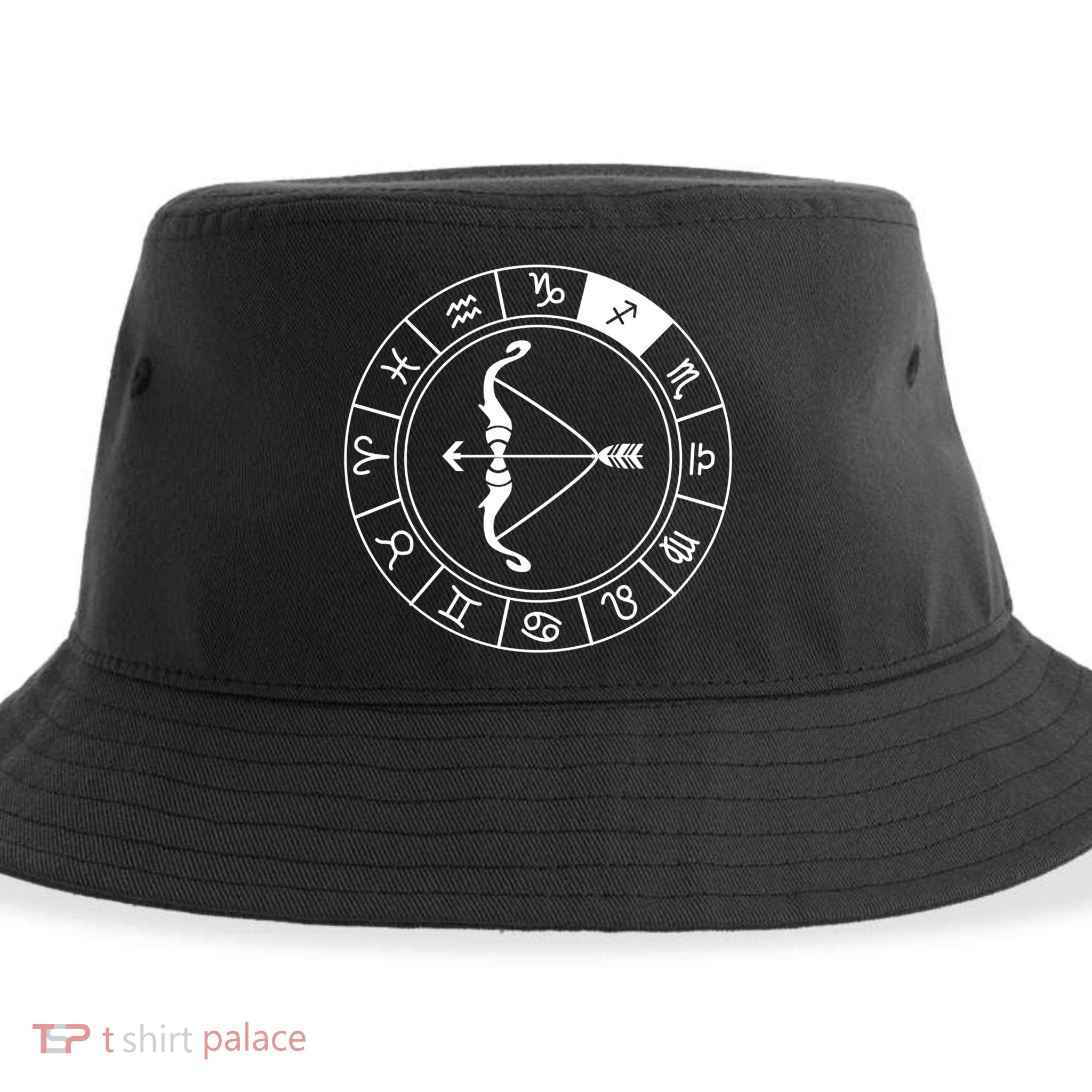 Sagittarius Bow And Arrow Zodiac Sign Sagittarius Gift Sustainable Bucket Hat