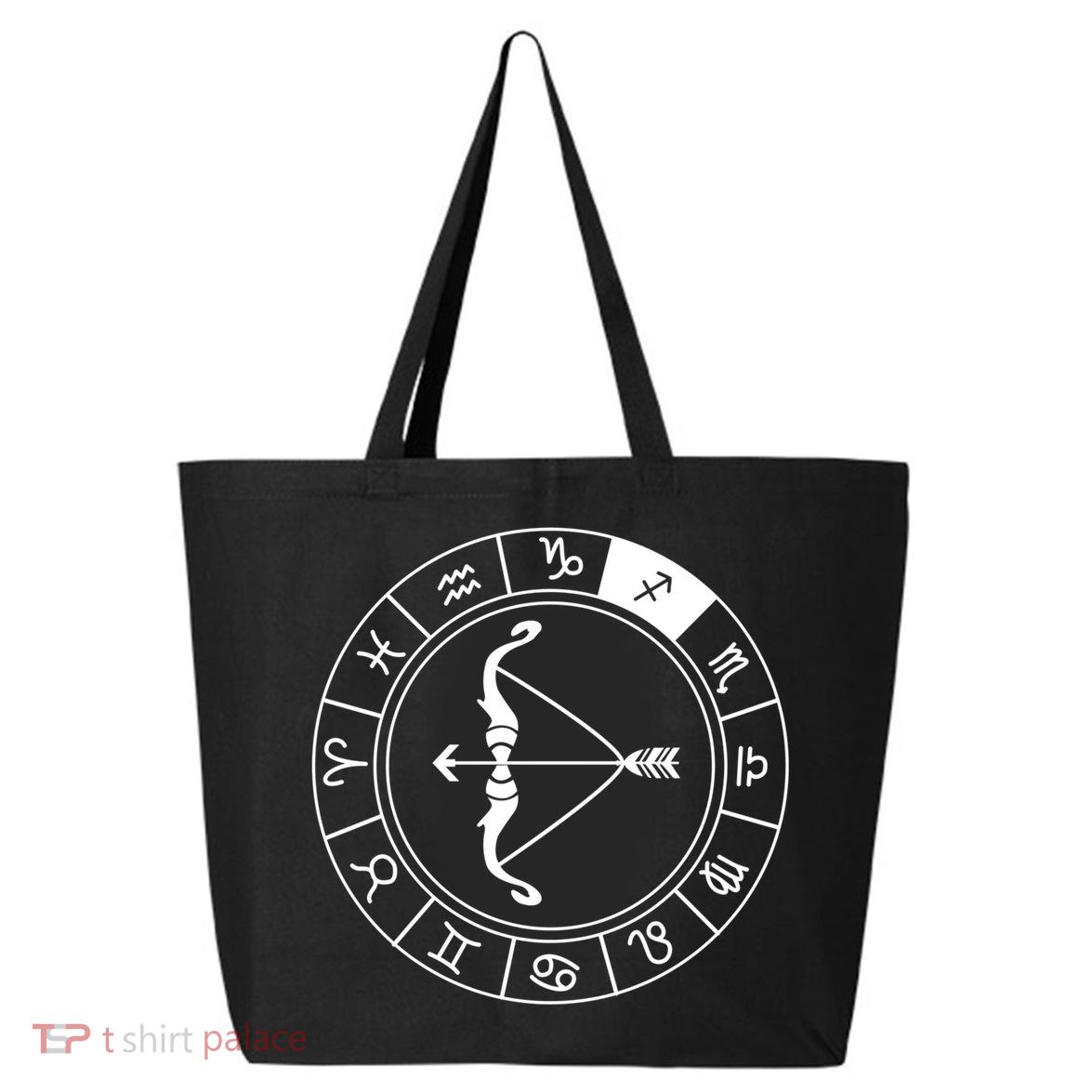 Sagittarius Bow And Arrow Zodiac Sign Sagittarius Gift 25L Jumbo Tote