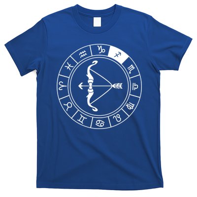 Sagittarius Bow And Arrow Zodiac Sign Sagittarius Gift T-Shirt