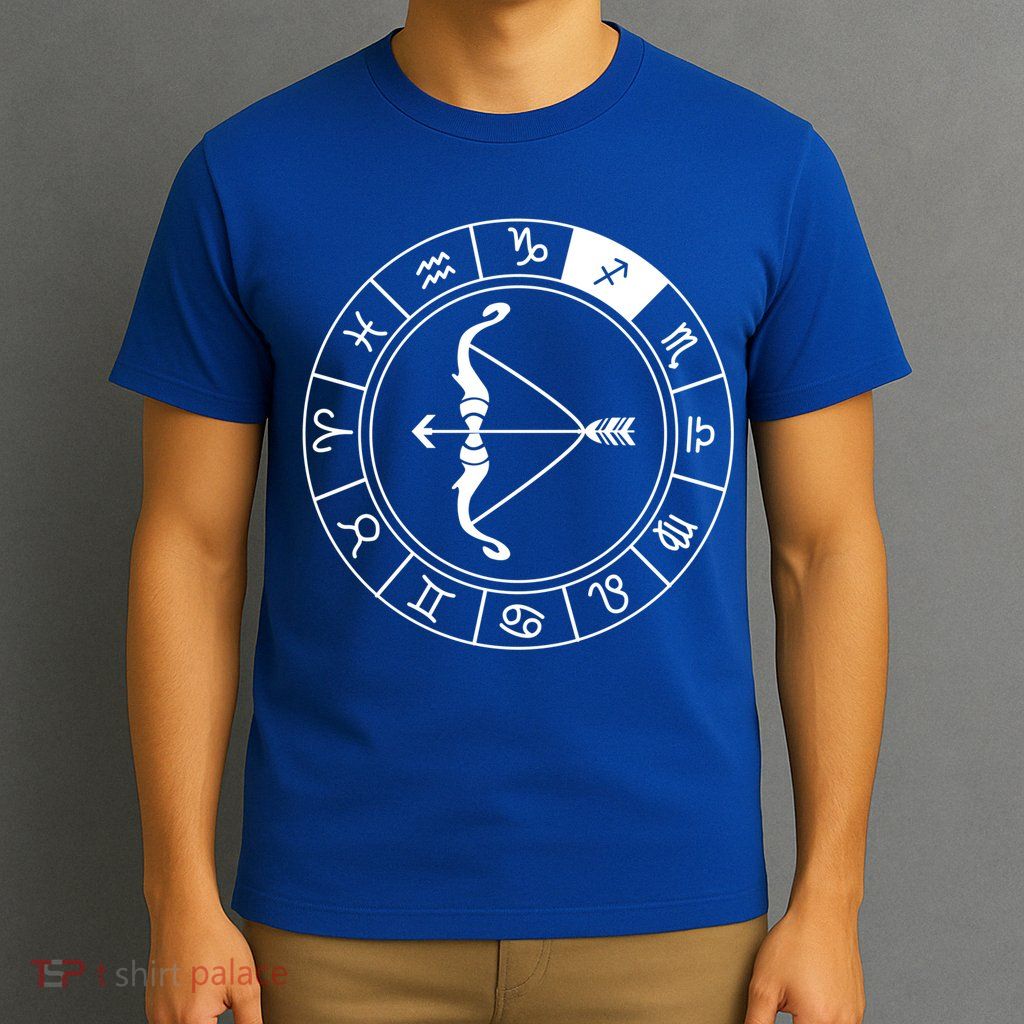 Sagittarius Bow And Arrow Zodiac Sign Sagittarius Gift T-Shirt
