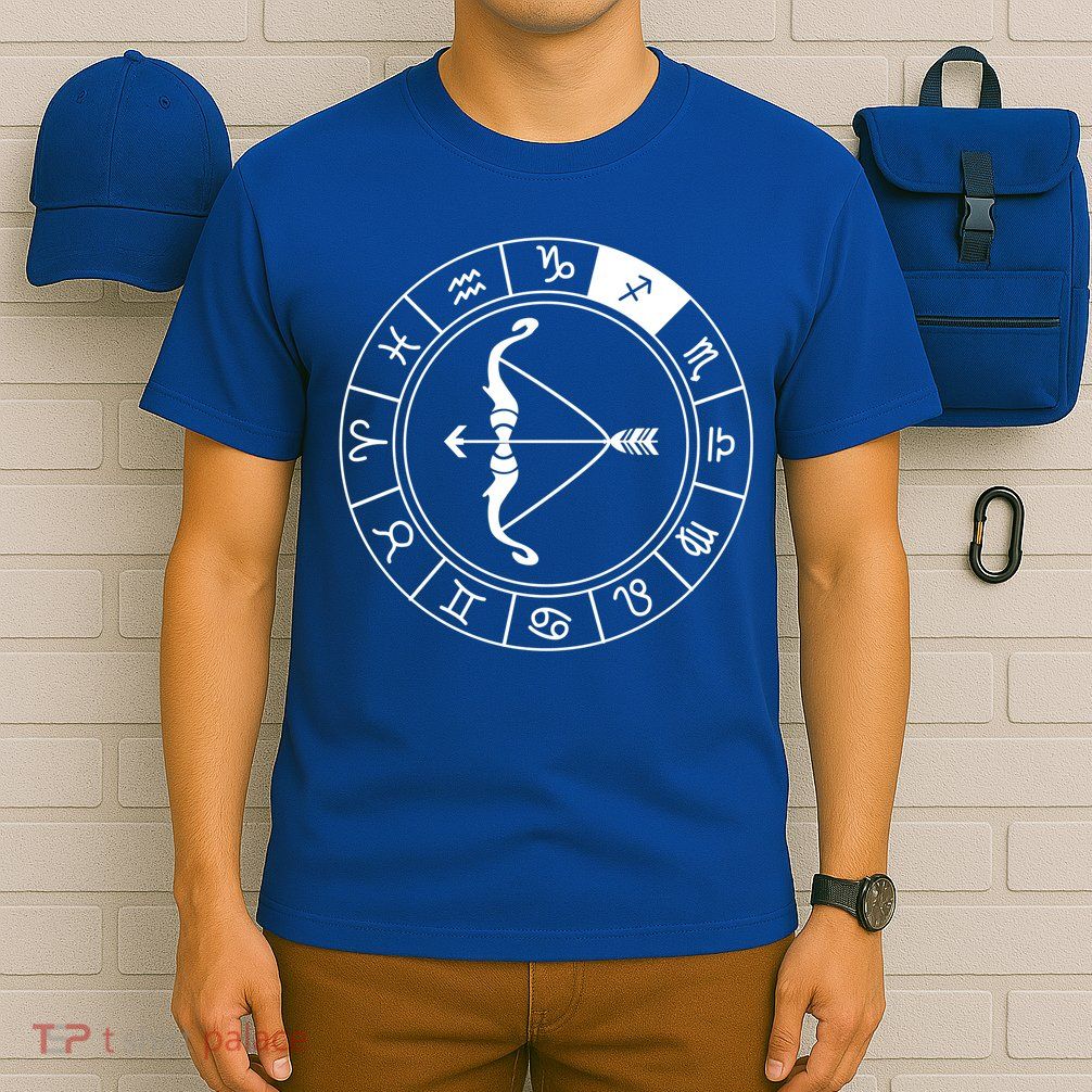 Sagittarius Bow And Arrow Zodiac Sign Sagittarius Gift T-Shirt