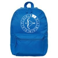 Sagittarius Bow And Arrow Zodiac Sign Sagittarius Gift 16 in Basic Backpack