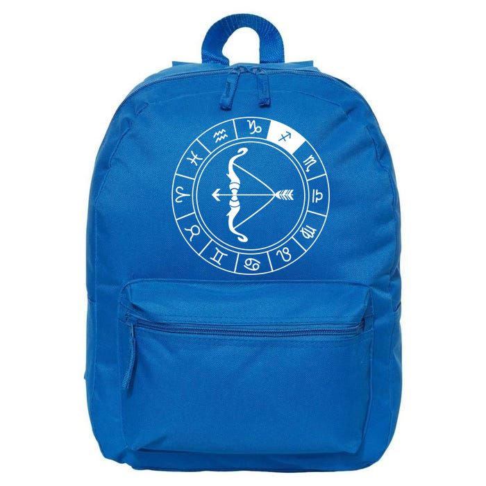 Sagittarius Bow And Arrow Zodiac Sign Sagittarius Gift 16 in Basic Backpack