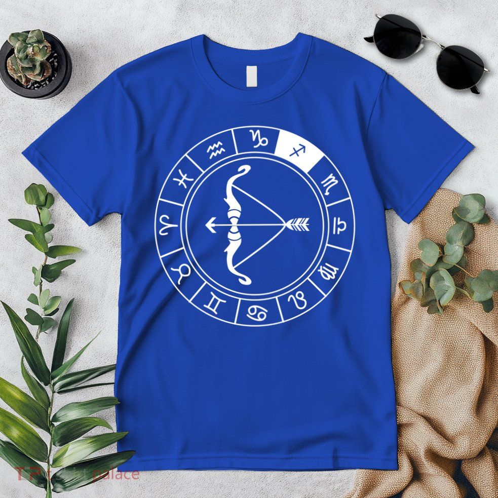 Sagittarius Bow And Arrow Zodiac Sign Sagittarius Gift Premium T-Shirt