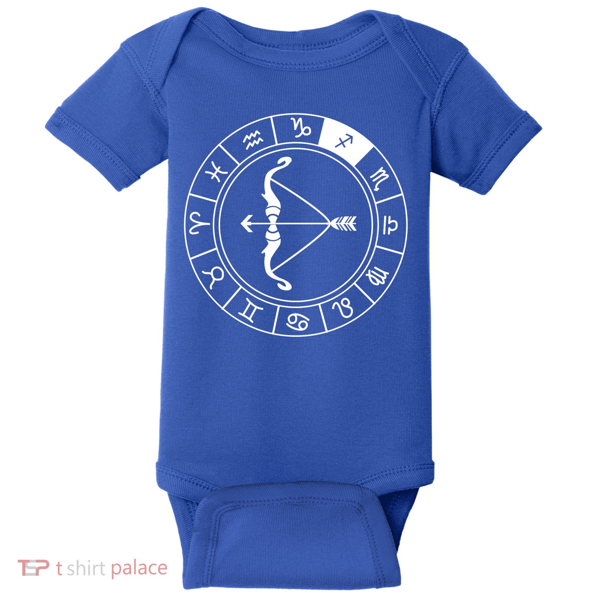 Sagittarius Bow And Arrow Zodiac Sign Sagittarius Gift Baby Bodysuit