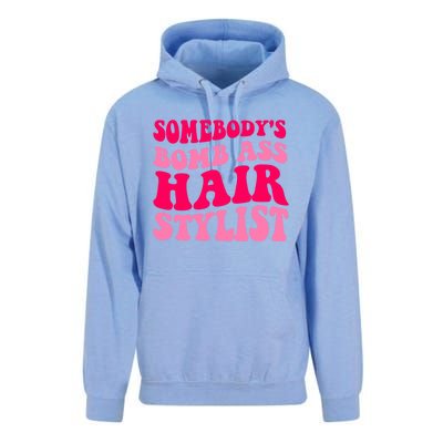 Somebody's Bomb Ass Hairstylist Cute Gift Unisex Surf Hoodie