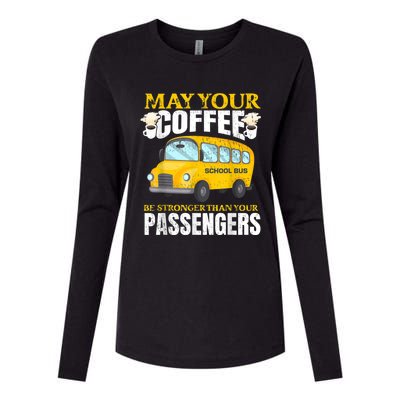 School Bus Apparel For A School Bus Driver Womens Cotton Relaxed Long Sleeve T-Shirt