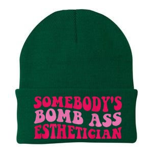 Somebodys Bomb Ass Esthetician Knit Cap Winter Beanie