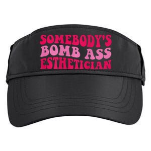 Somebodys Bomb Ass Esthetician Adult Drive Performance Visor